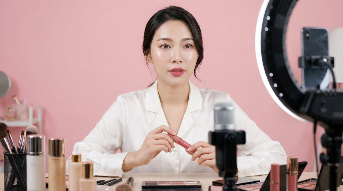 国产自拍美妆视频